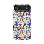 Floral Tough Magnetic Phone Case, Durable Phone Cover, Stylish Phone Accessory, magsafe, Vivid Floral Design