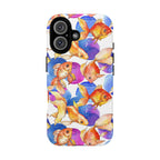 Watercolor Goldfish Phone Case - Vibrant Aquatic Art Design, Magsafe Compatible, Ocean-Inspired Accessory