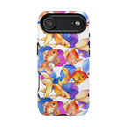Watercolor Goldfish Phone Case - Vibrant Aquatic Art Design, Magsafe Compatible, Ocean-Inspired Accessory
