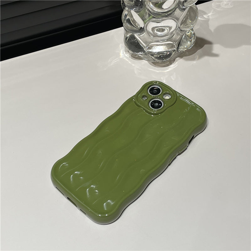 Solid color Water Ripple Phone Case