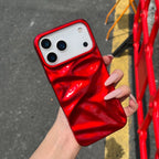 3D Pleated Glossy Soft TPU Case – Bold Style, Everyday Protection