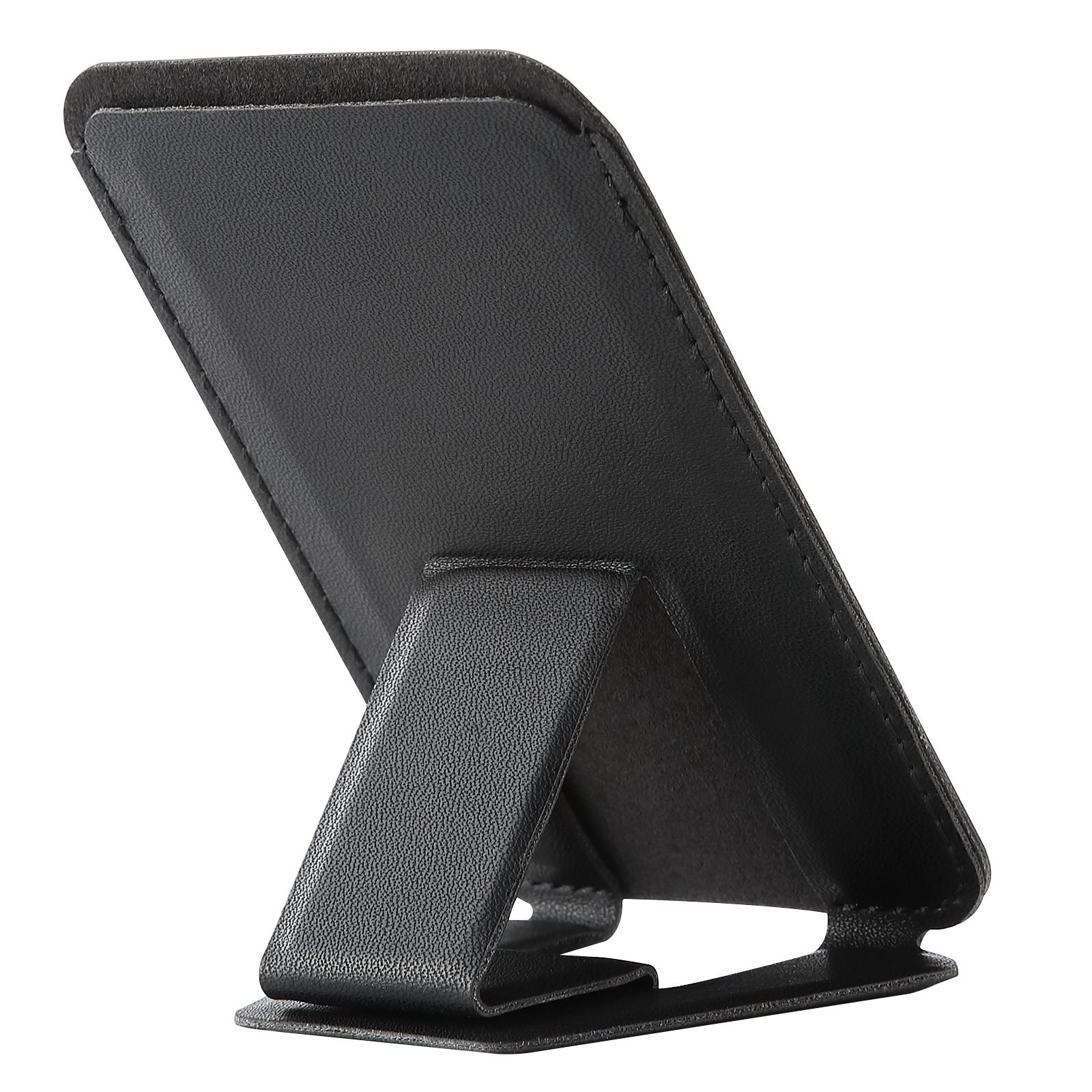 Magnetic Phone Wallet with Built-In Stand – Soft Faux Leather
