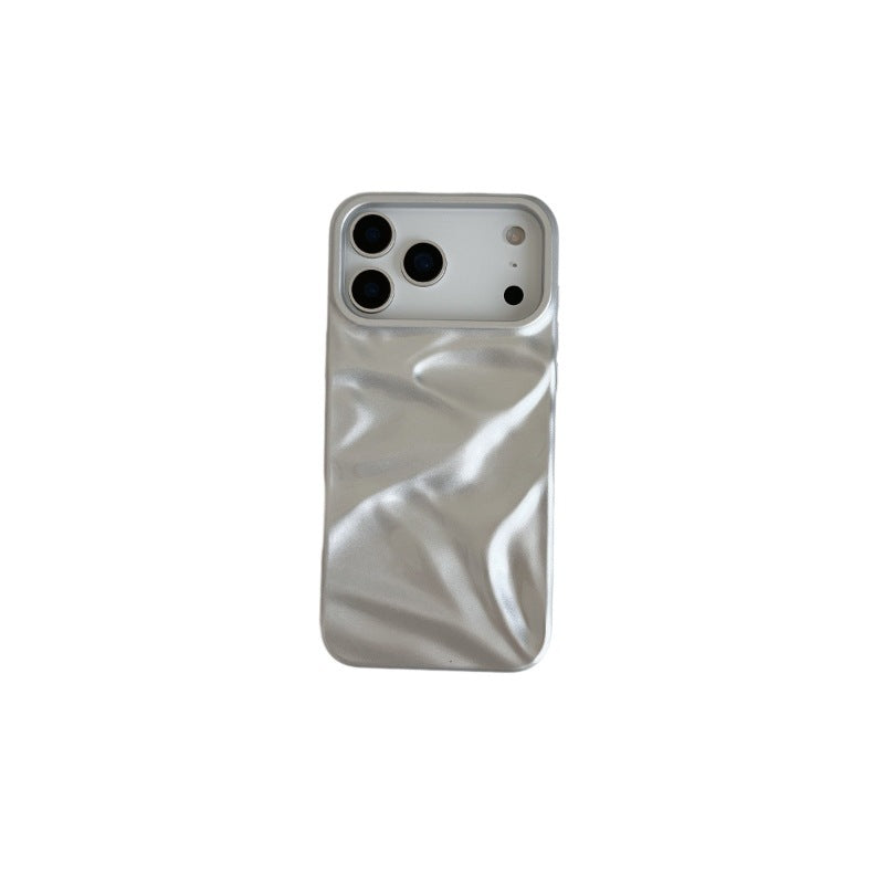 3D Pleated Glossy Soft TPU Case – Bold Style, Everyday Protection