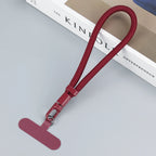 Adjustable Anti-Loss Phone Lanyard Strap – Self-Locking Design with Stainless Steel Clips | Universal Wrist &amp; Neck Rope