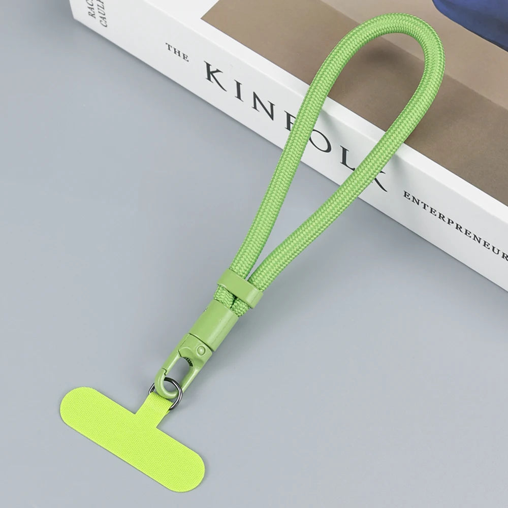 Adjustable Anti-Loss Phone Lanyard Strap – Self-Locking Design with Stainless Steel Clips | Universal Wrist &amp; Neck Rope