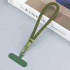 Adjustable Anti-Loss Phone Lanyard Strap – Self-Locking Design with Stainless Steel Clips | Universal Wrist &amp; Neck Rope