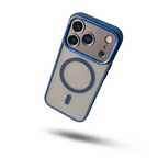 MagSafe Power Symbol Phone Case – Minimalist Matte Finish Shockproof Cover | Multiple Colors Available