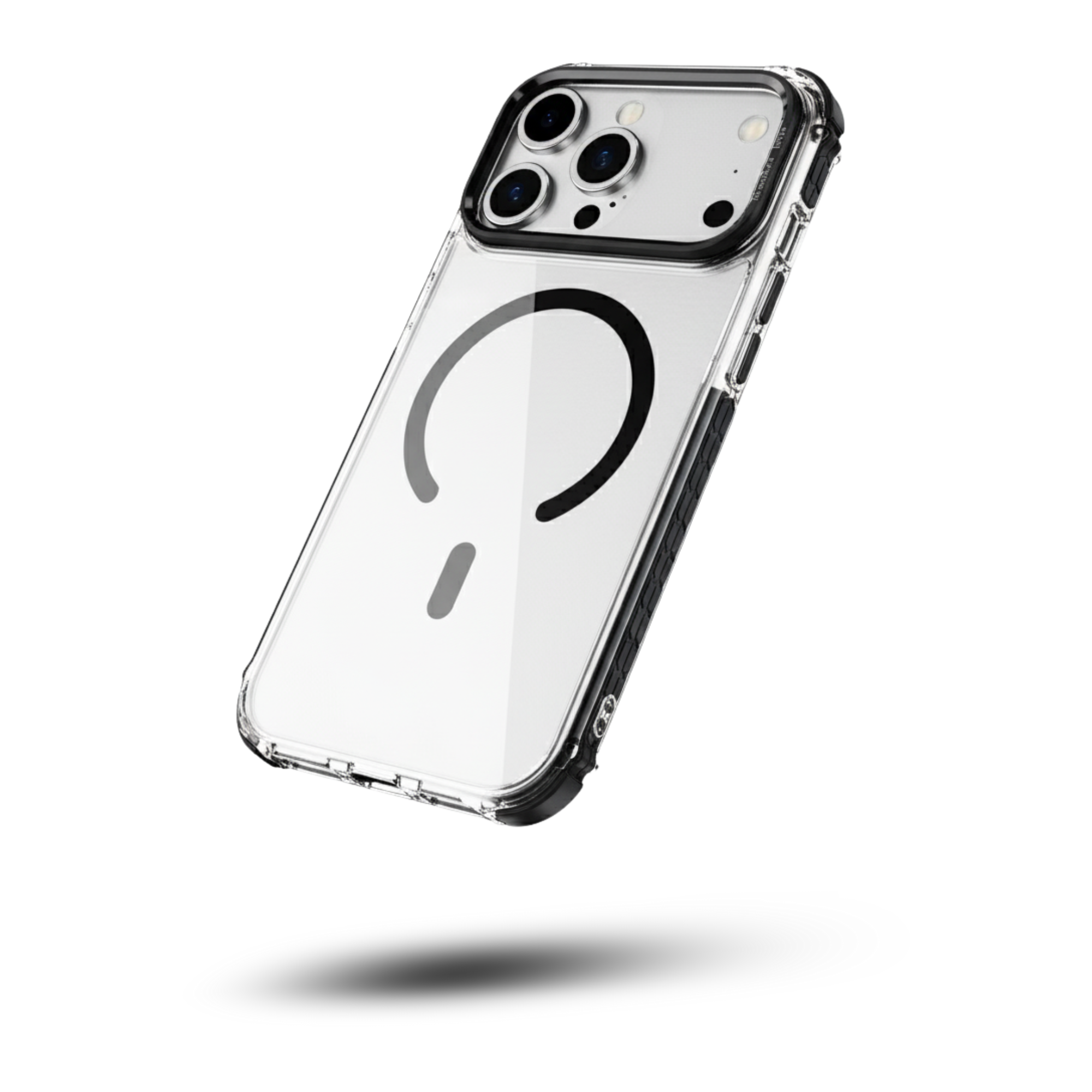 Clear MagSafe Silicone Case with Stand