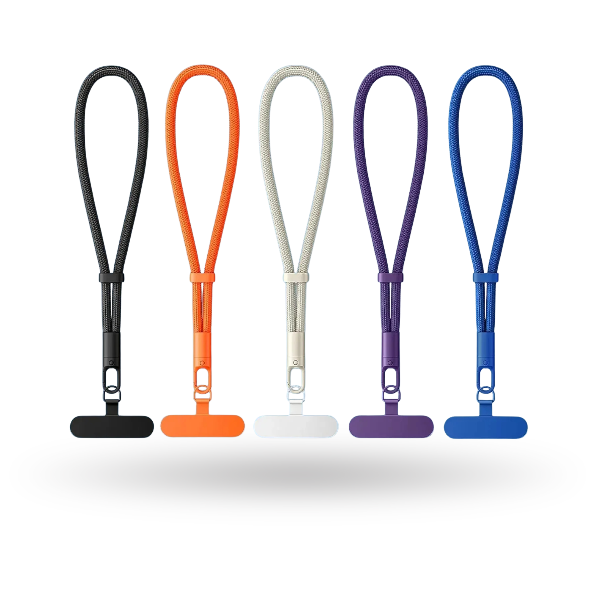 Adjustable Anti-Loss Phone Lanyard Strap – Self-Locking Design with Stainless Steel Clips | Universal Wrist &amp; Neck Rope