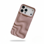 Frosted Water Ripple Soft Case – Minimal, Modern & Chic