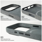 Alcantara Sturdy Professional Case for Iphone