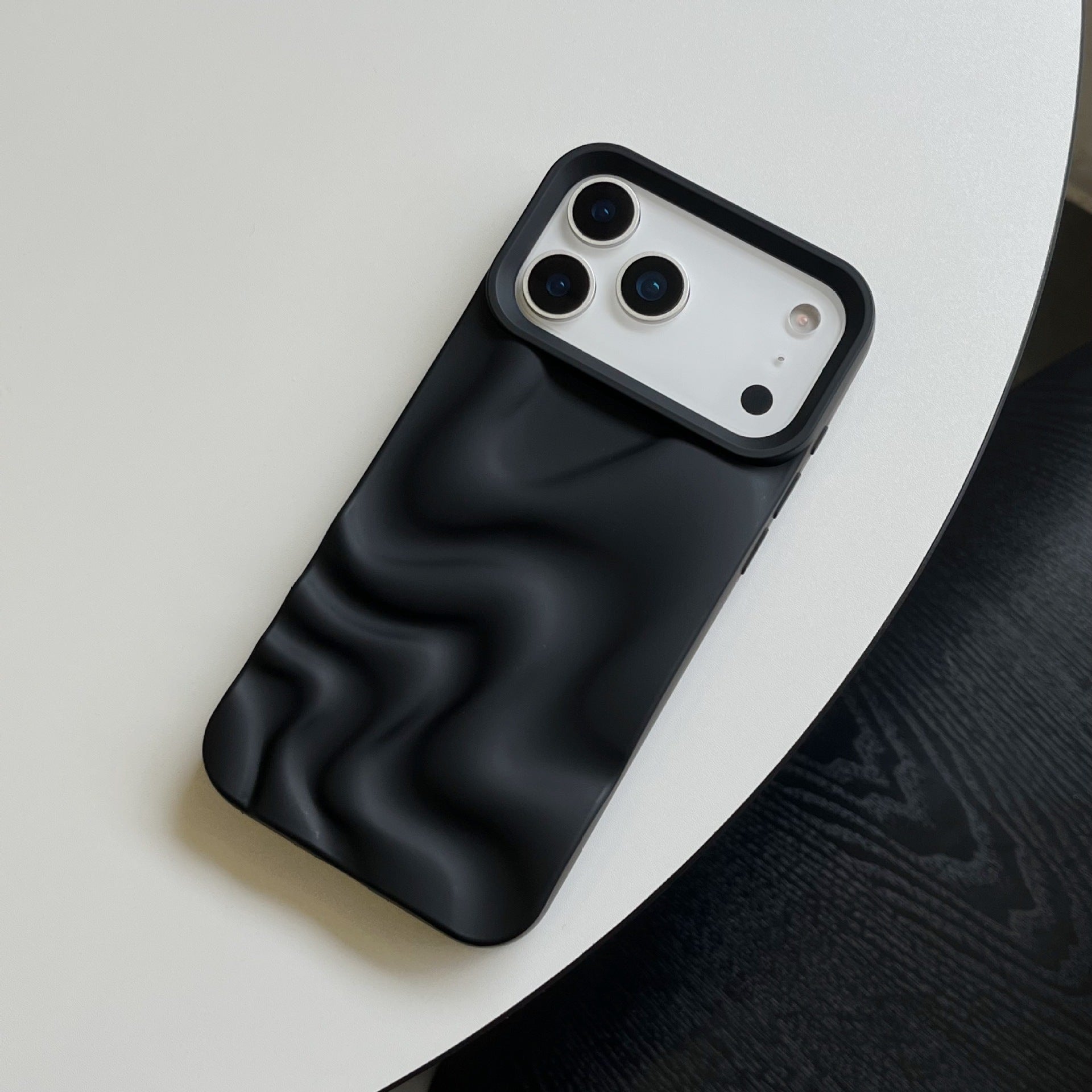 Frosted Water Ripple Soft Case – Minimal, Modern & Chic