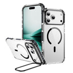 Clear MagSafe Silicone Case with Stand