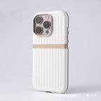 Corrugated Magnetic Leather Phone Case