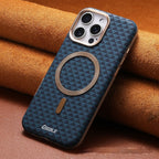 Luxury Leather Magnetic Phone Case – Classic Texture, Premium Protection